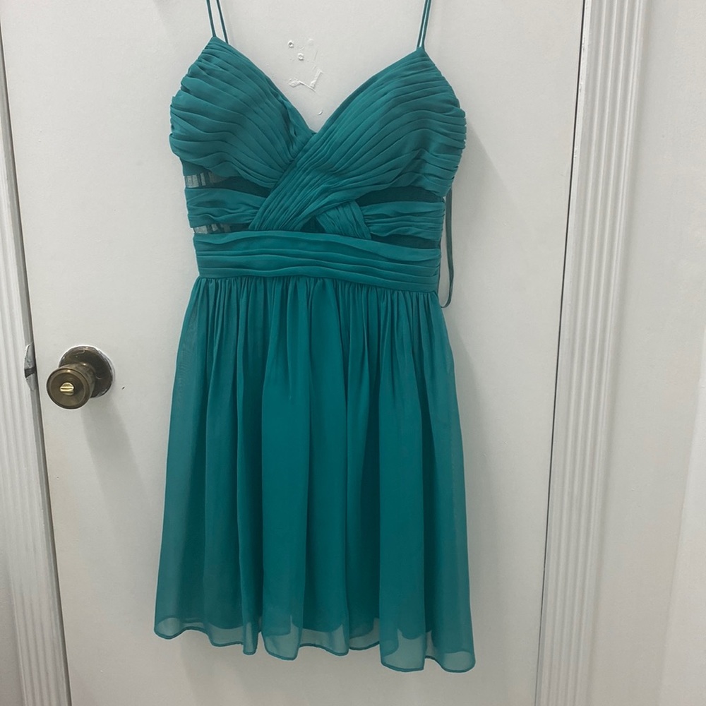 Teal mini dress size 1/2